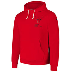 Chicago Bulls Courtside Standard Issue Premium Performance Pullover Hoodie Red