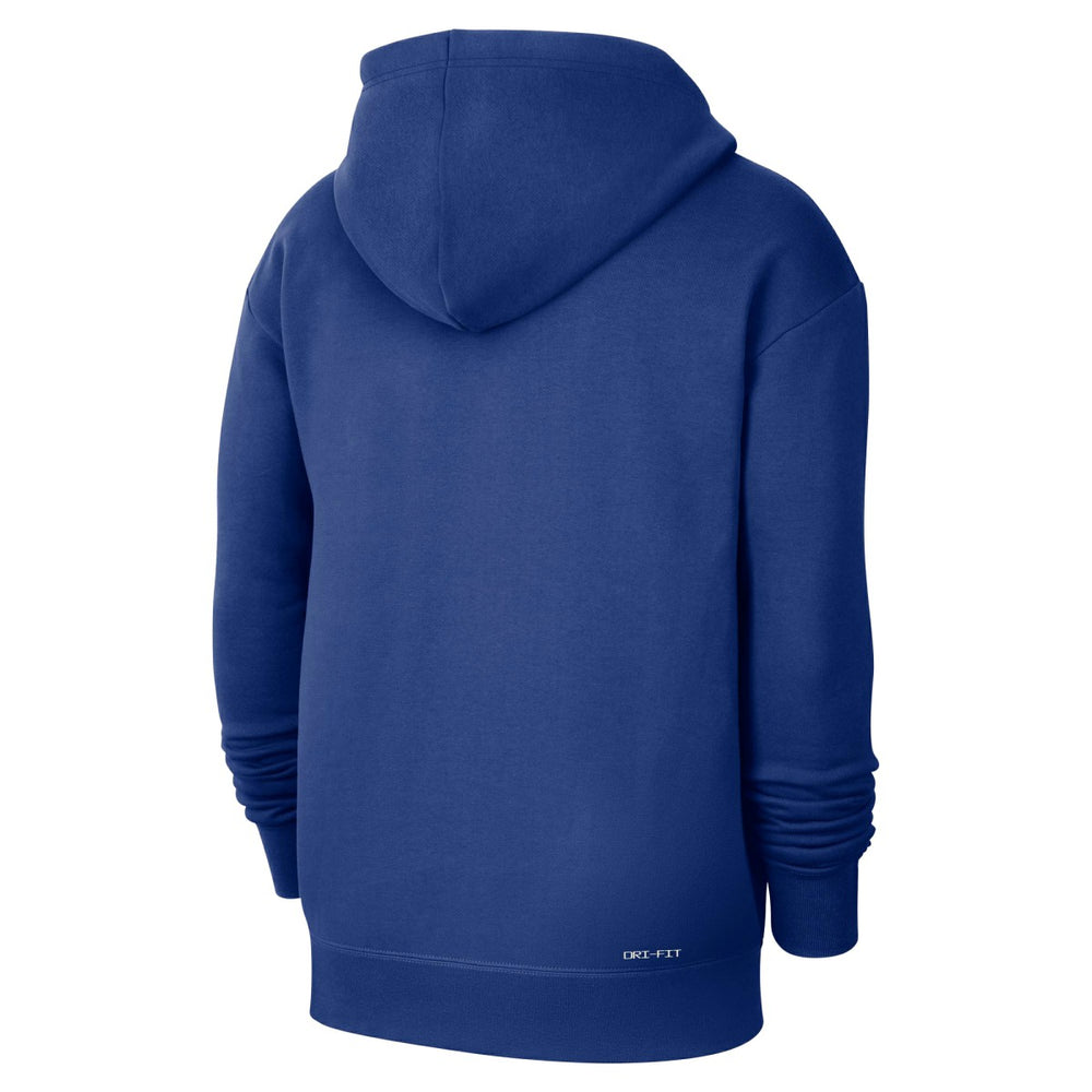 New York Knicks Courtside Standard Issue Premium Performance Pullover Hoodie Blue
