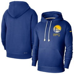 Golden State Warriors Courtside Standard Issue Premium Performance Pullover Hoodie Royal