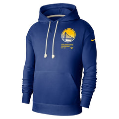 Golden State Warriors Courtside Standard Issue Premium Performance Pullover Hoodie Royal