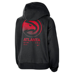 Atlanta Hawks Women's Courtside Standard Issue Performance Pullover Hoodie Black