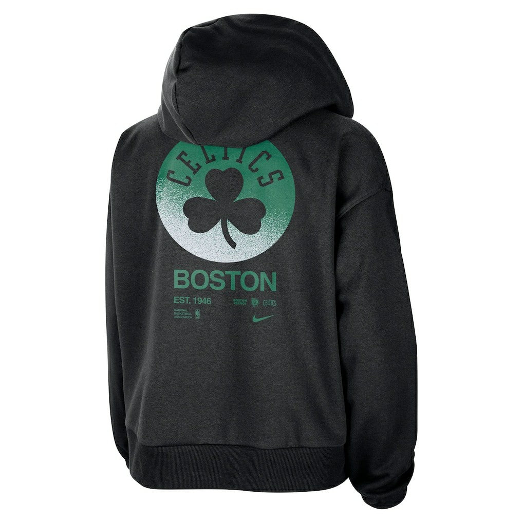 Boston Celtics Women's Courtside Standard Issue Performance Pullover Hoodie Black