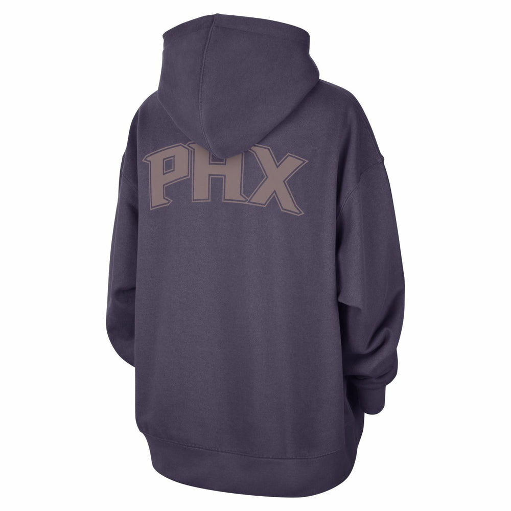 Phoenix Suns Jordan Brand Women's Courtside Statement Edition Oversized Pullover Hoodie Purple