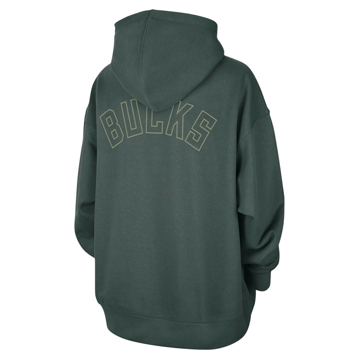 Milwaukee Bucks Jordan Brand Women's Courtside Statement Edition Oversize Pullover Hoodie Green