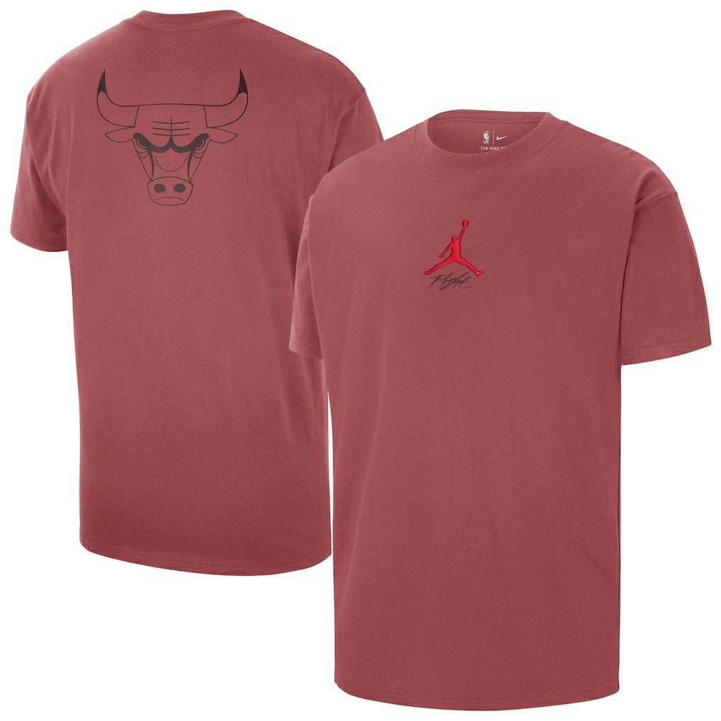Chicago Bulls Jordan Brand Statement Edition Jumpman Flight Heavyweight T-Shirt Red
