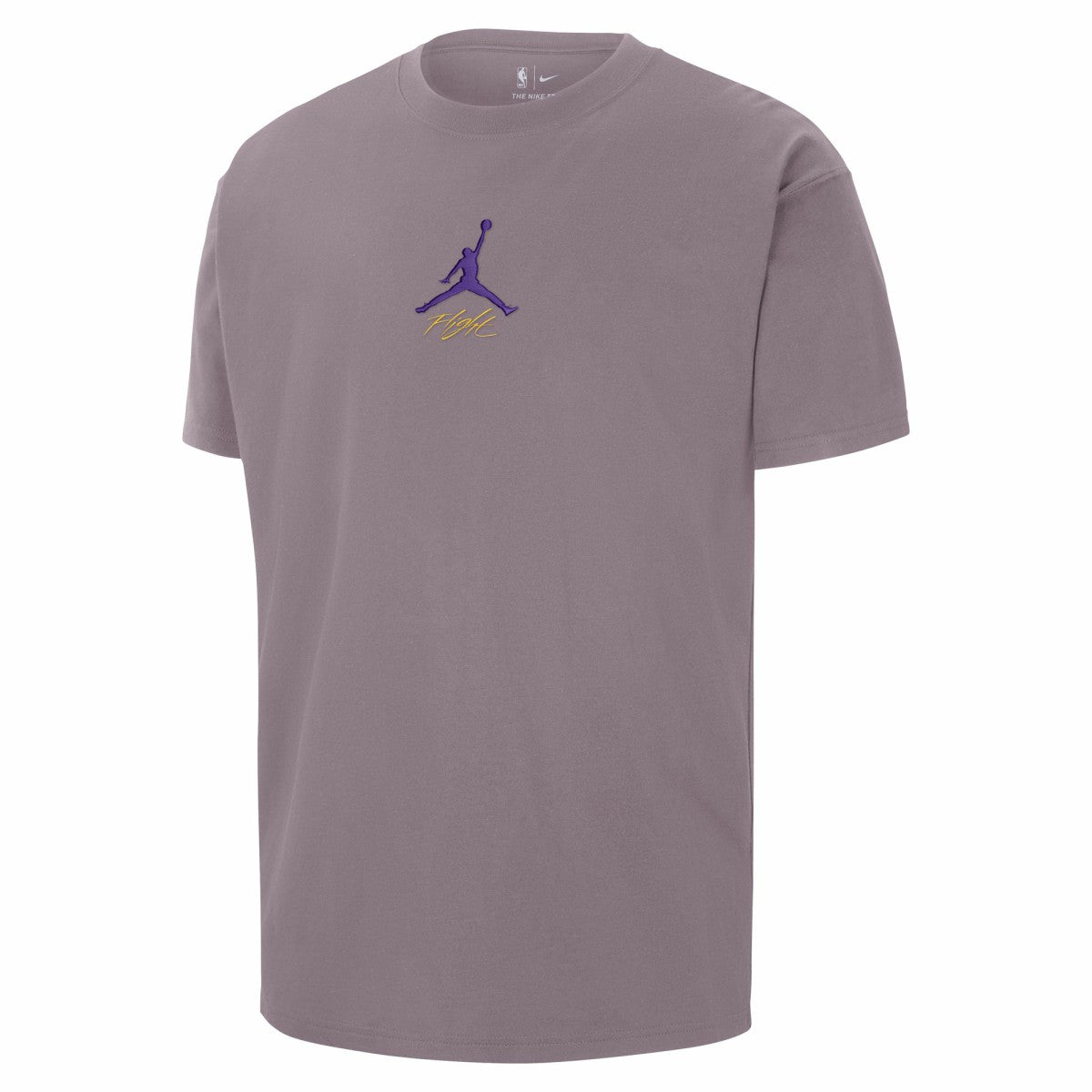 Los Angeles Lakers Jordan Brand Statement Edition Jumpman Flight Heavyweight T-Shirt Purple