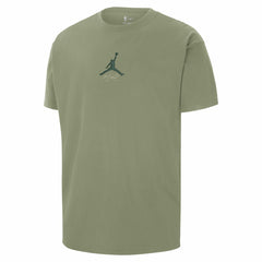 Milwaukee Bucks Jordan Brand Statement Edition Jumpman Flight Heavyweight T-Shirt Green