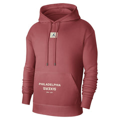 Philadelphia 76ers Jordan Brand Courtside Statement Edition Pullover Hoodie Red