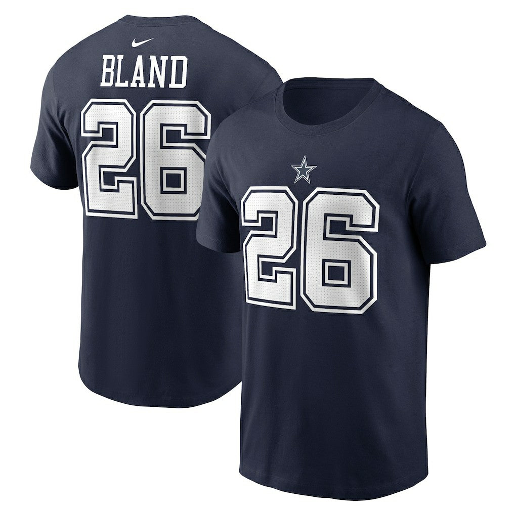 DaRon Bland Dallas Cowboys Player Name & Number T-Shirt Navy