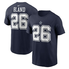 DaRon Bland Dallas Cowboys Player Name & Number T-Shirt Navy