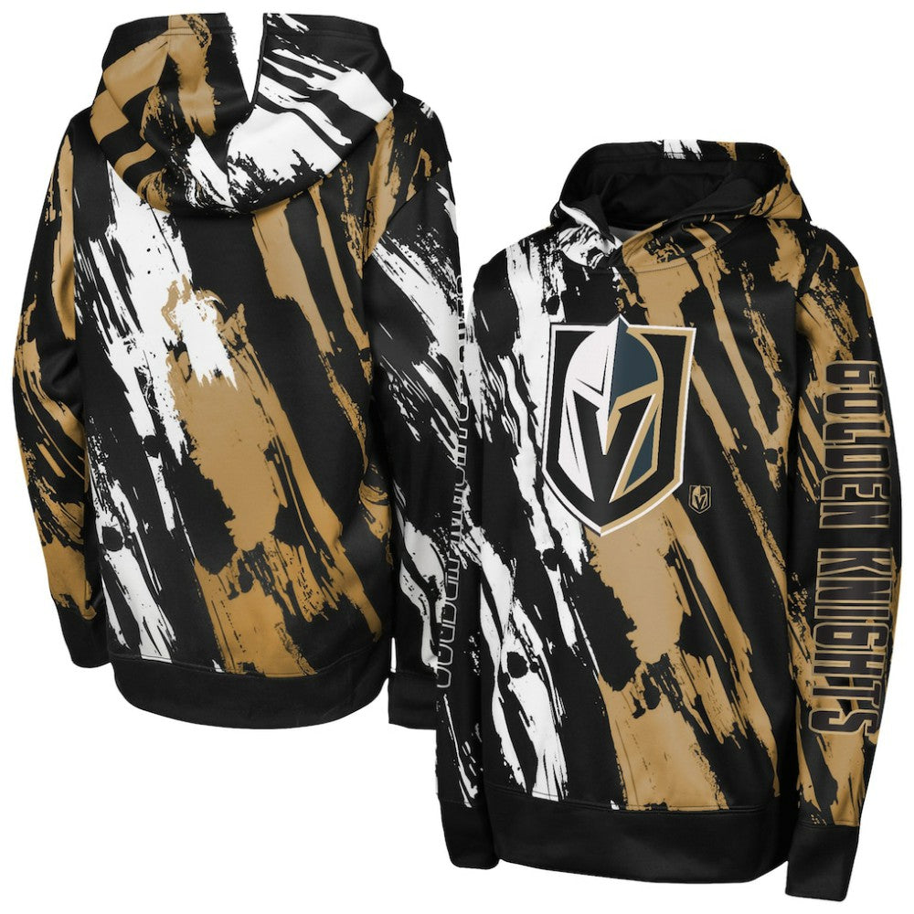 NHL Vegas Golden Knights Preschool Master Snipe Pullover Hoodie - Black
