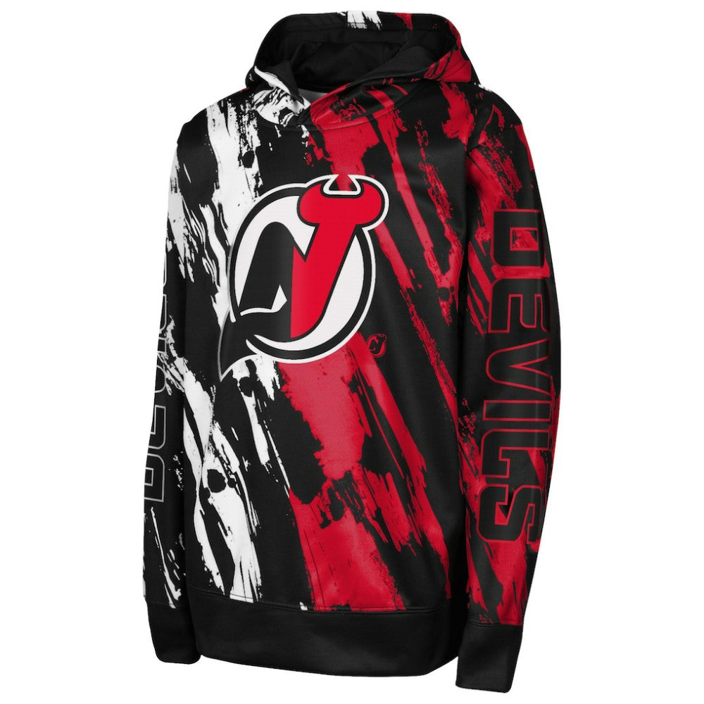 NHL New Jersey Devils Preschool Master Snipe Pullover Hoodie - Red