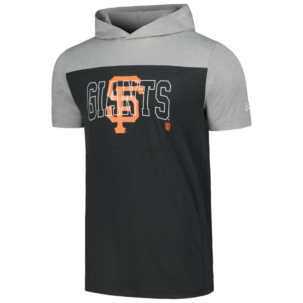San Francisco Giants New Era Active Brushed Hoodie T-Shirt - Black Hoodies