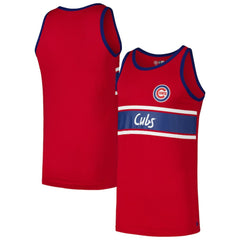 Chicago Cubs New Era Jersey Ringer Tank Top - Red Jerseys