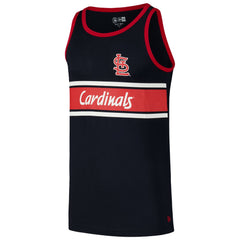 St. Louis Cardinals New Era Jersey Ringer Tank Top - Navy Jerseys