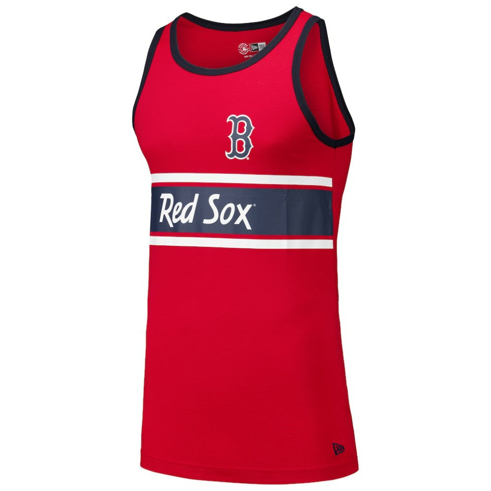 Boston Red Sox New Era Jersey Ringer Tank Top - Red Jerseys