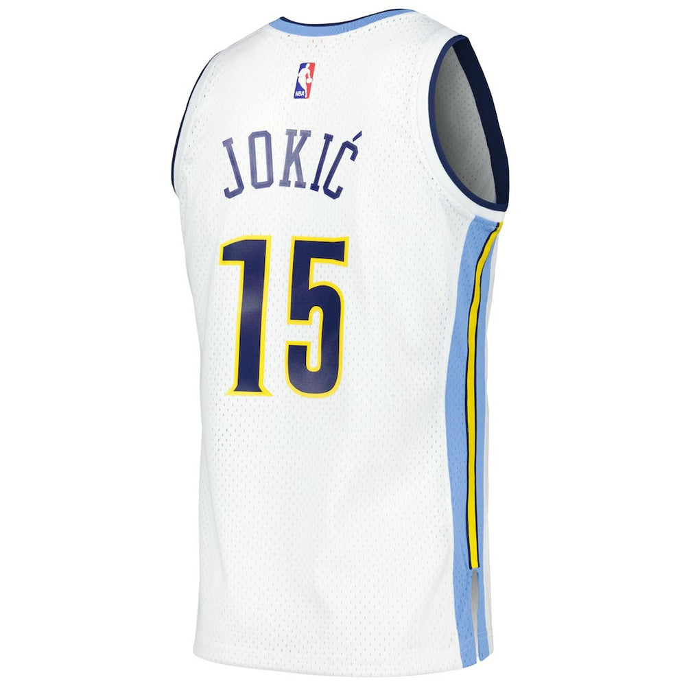Nikola Jokic Denver Nuggets 2016/17 Throwback Swingman Jersey White