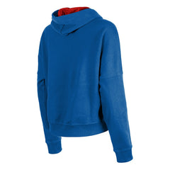 Buffalo Bills New Era Women's Throwback Boxy Pullover Hoodie Royal