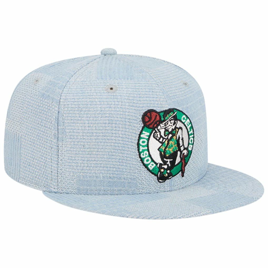 Boston Celtics Injection Denim Patchwork 9FIFTY Snapback Hat Denim