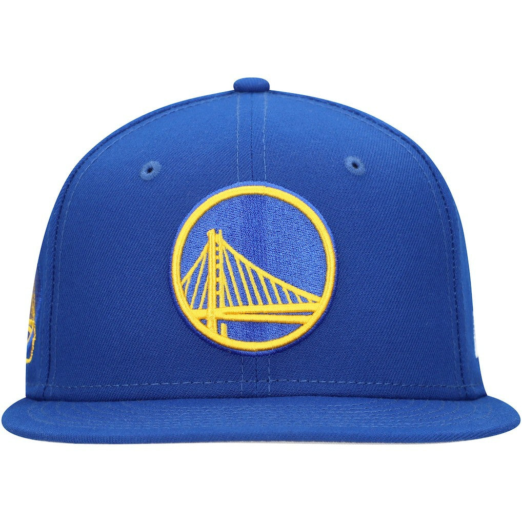 Golden State Warriors Injection State Outline 9FIFTY Snapback Hat Royal