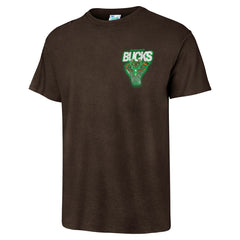 Milwaukee Bucks '47 Vintage Tubular Dagger Tradition Premium T-Shirt Brown