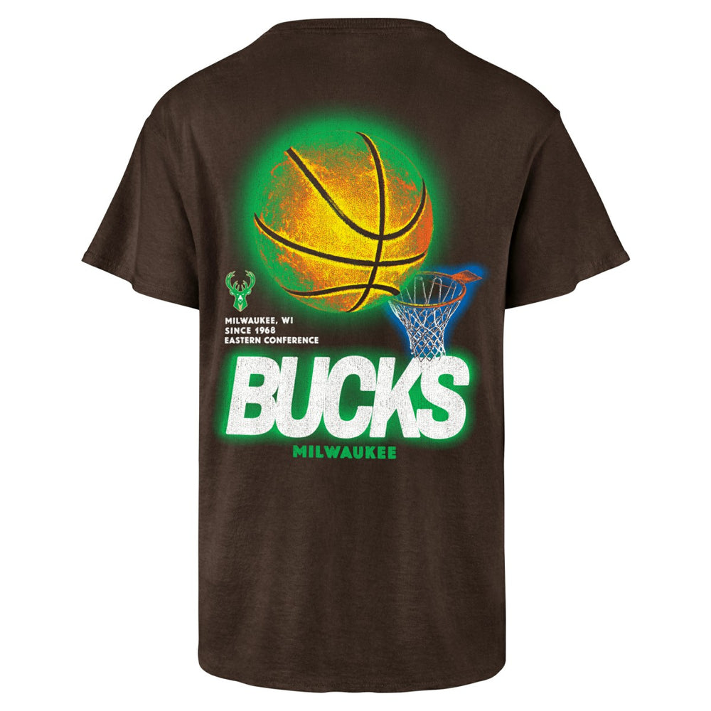 Milwaukee Bucks '47 Vintage Tubular Dagger Tradition Premium T-Shirt Brown