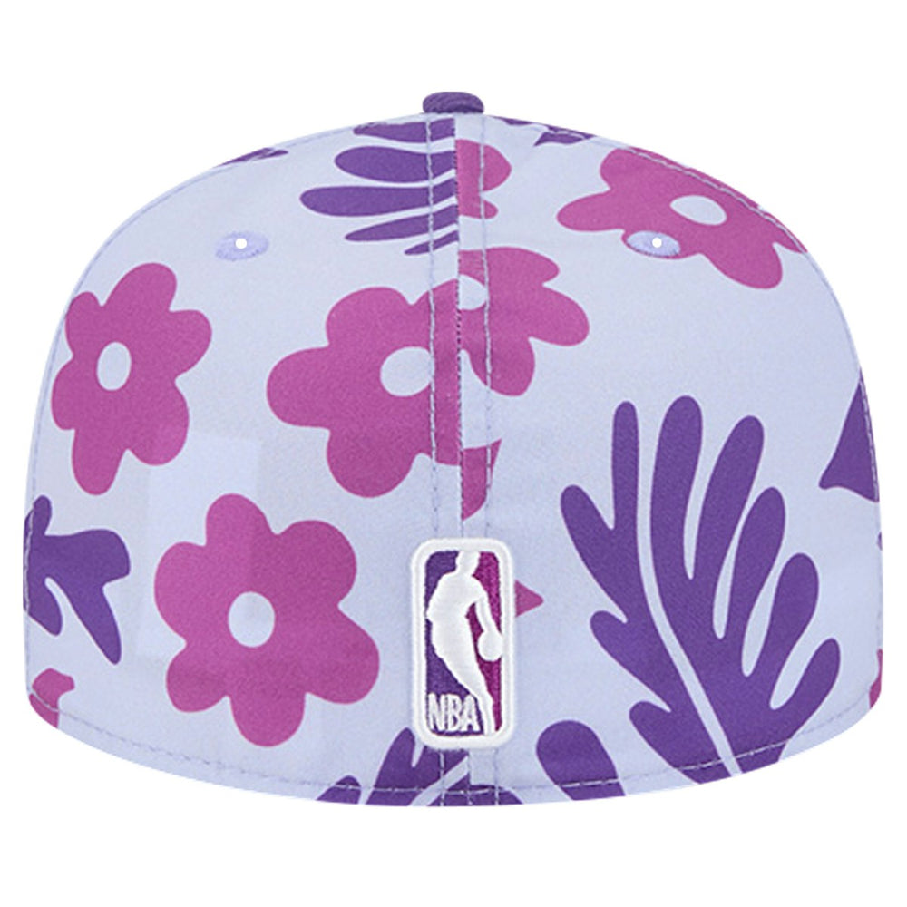 Sacramento Kings Palm Fronds 2-Tone 59FIFTY Fitted Hat Purple
