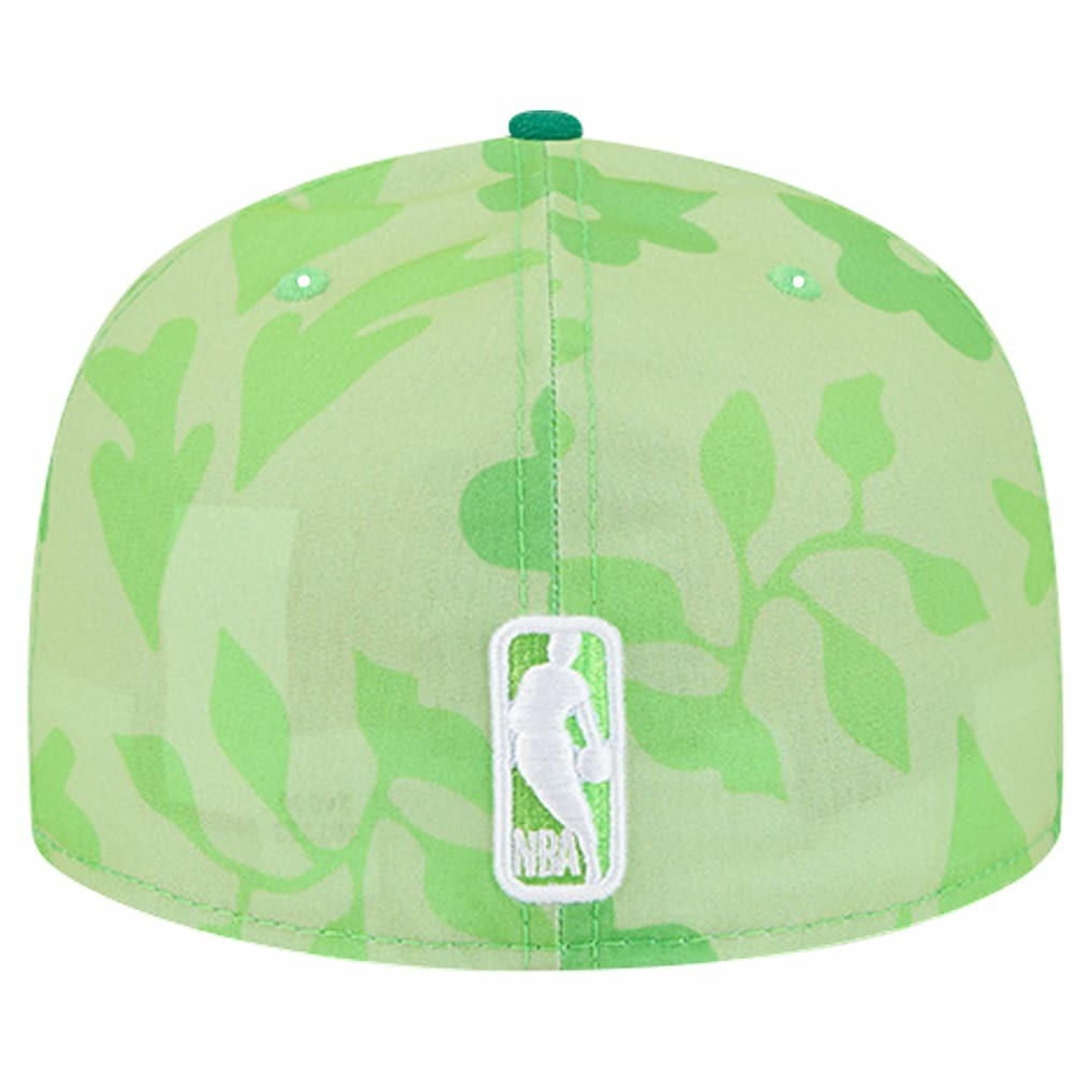 Boston Celtics Palm Fronds 2-Tone 59FIFTY Fitted Hat Kelly Green