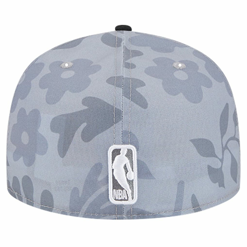 Chicago Bulls Palm Fronds 2-Tone 59FIFTY Fitted Hat Gray
