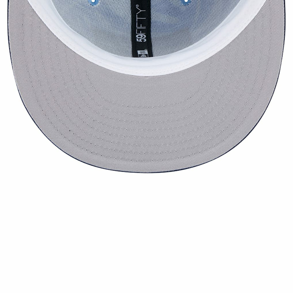 Denver Nuggets Palm Fronds 2-Tone 59FIFTY Fitted Hat Blue