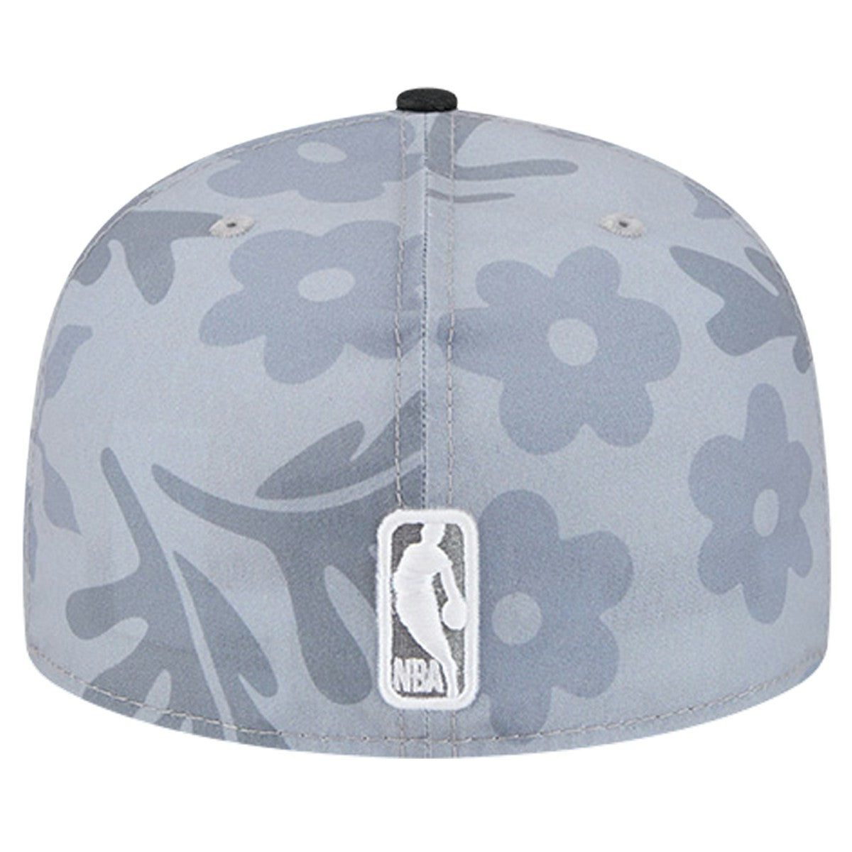 Miami Heat Palm Fronds 2-Tone 59FIFTY Fitted Hat Gray