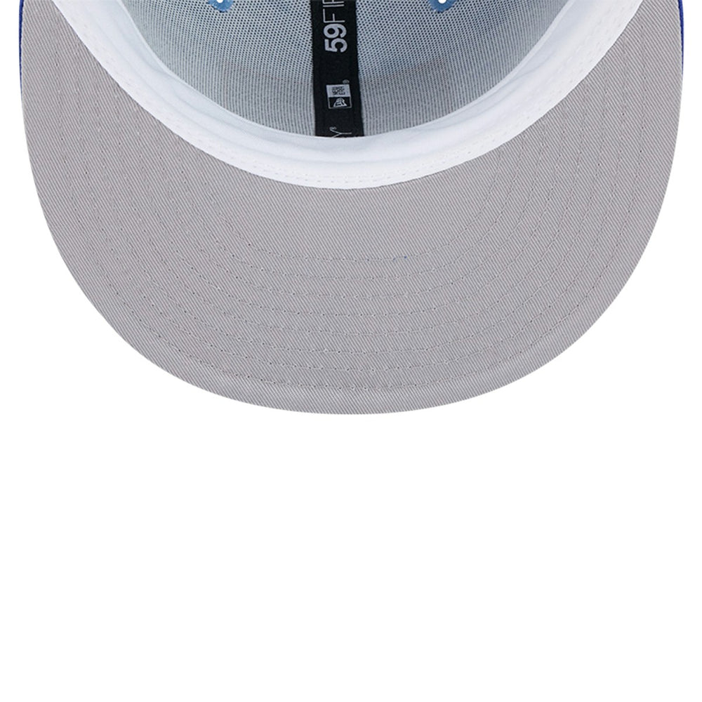 New York Knicks Palm Fronds 2-Tone 59FIFTY Fitted Hat Blue