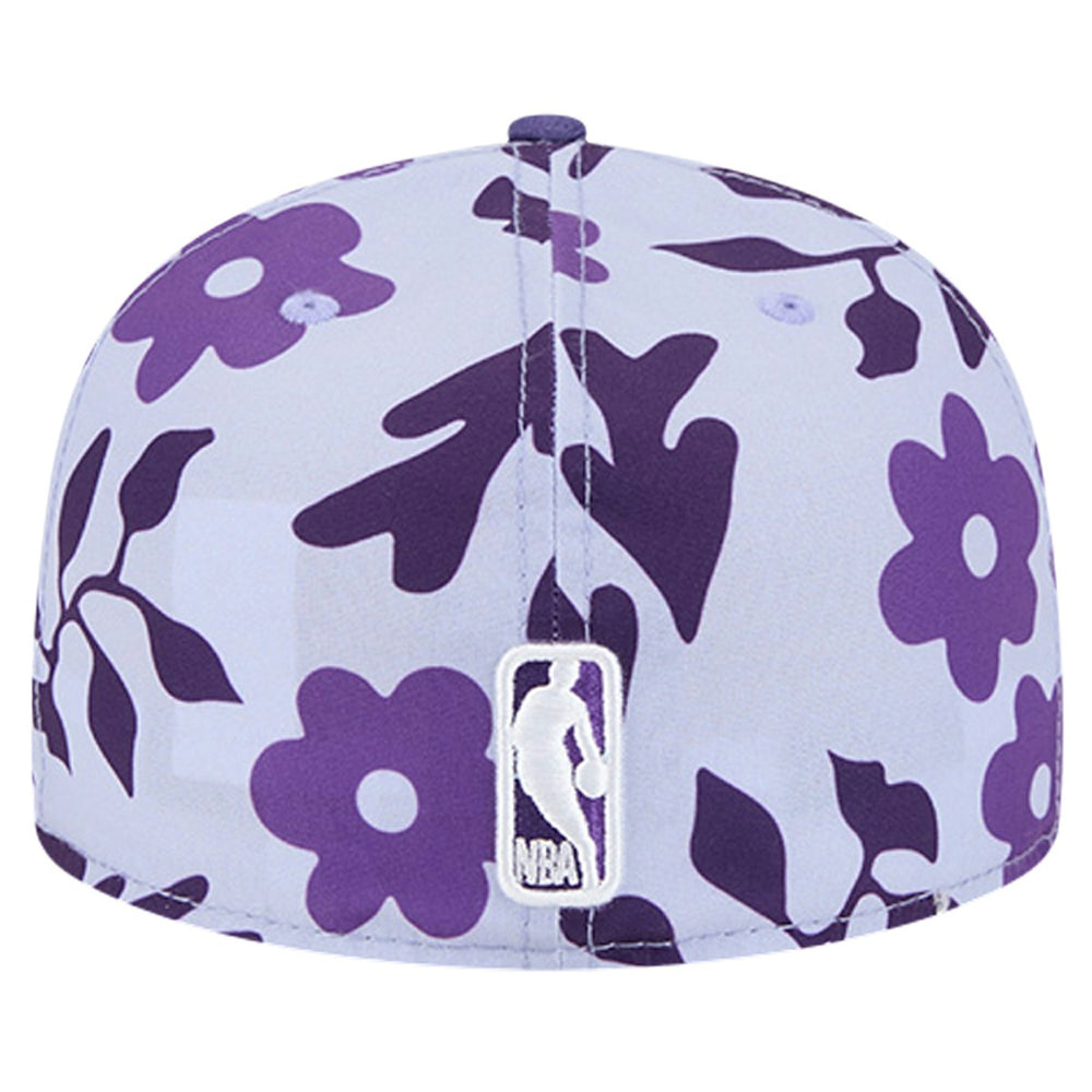 Phoenix Suns Palm Fronds 2-Tone 59FIFTY Fitted Hat Purple