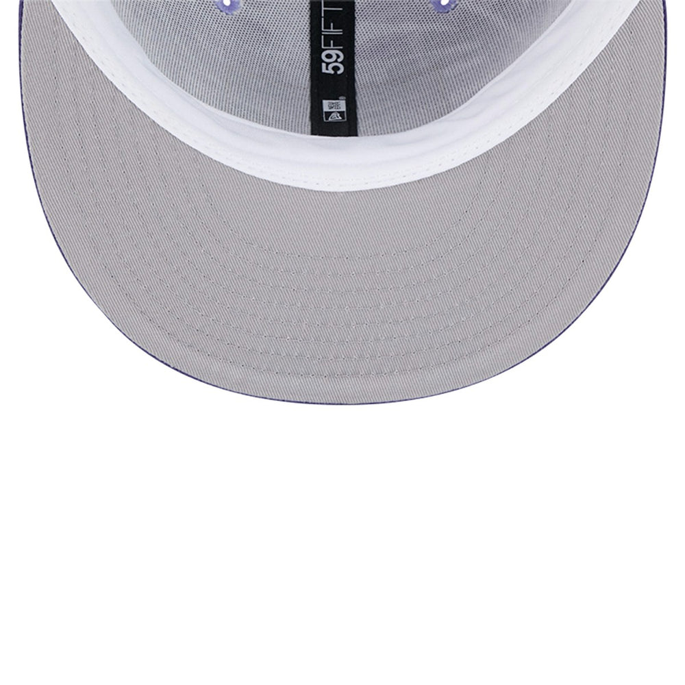 Phoenix Suns Palm Fronds 2-Tone 59FIFTY Fitted Hat Purple