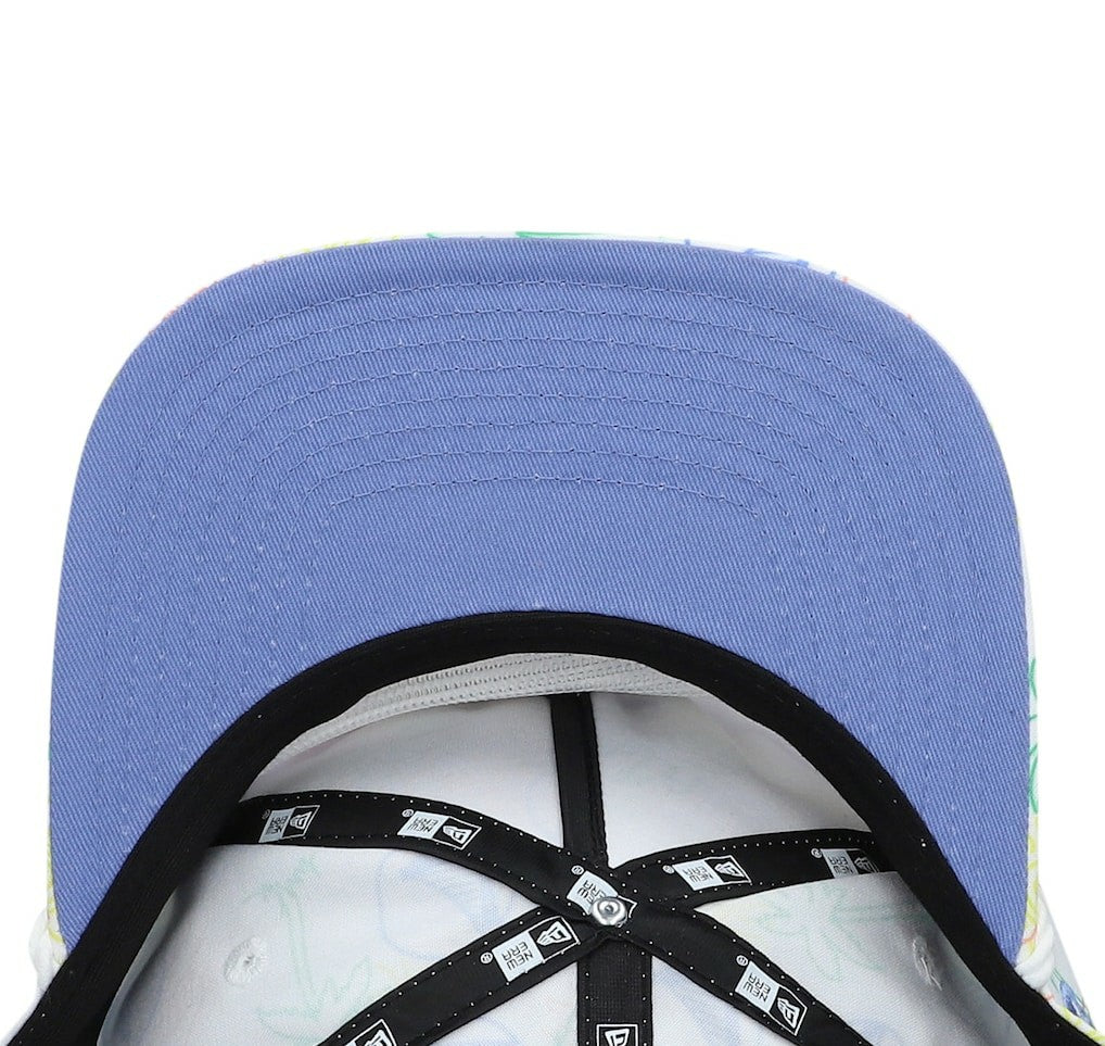 Golden State Warriors Palm Trees and Waves Golfer Adjustable Hat White