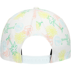 Dallas Mavericks Palm Trees and Waves Golfer Adjustable Hat White