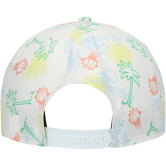Phoenix Suns Palm Trees and Waves Golfer Adjustable Hat White