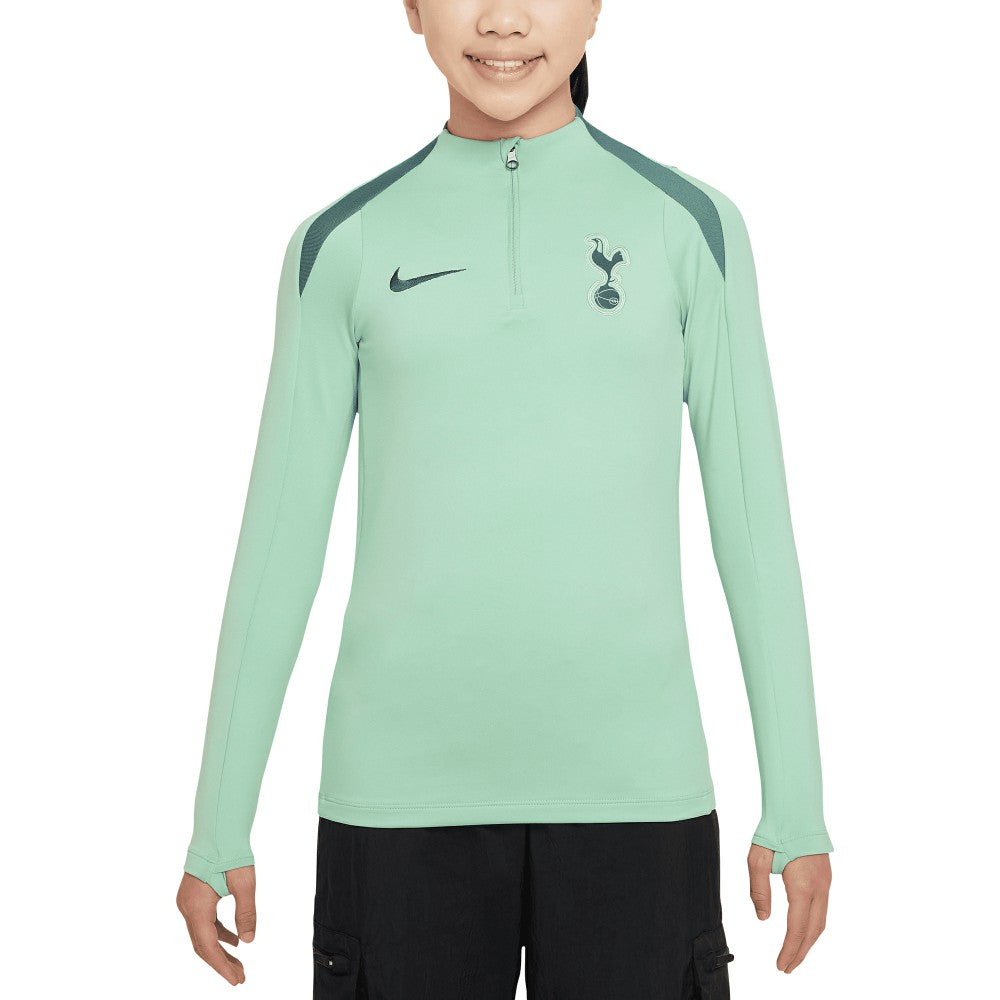 Tottenham Hotspur Youth 2024/25 Third Strike Drill Performance Quarter-Zip Top Green