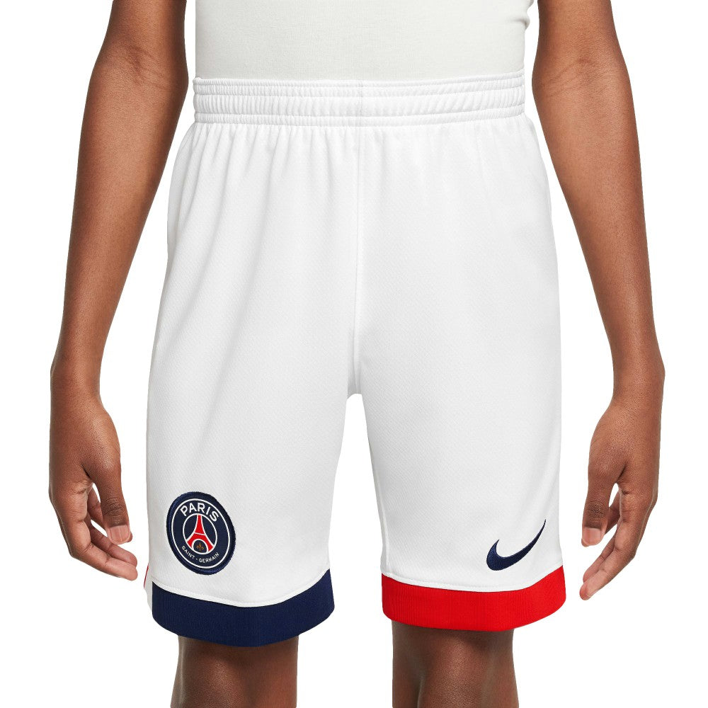 Paris Saint-Germain Youth 2024/25 Away Stadium Shorts White