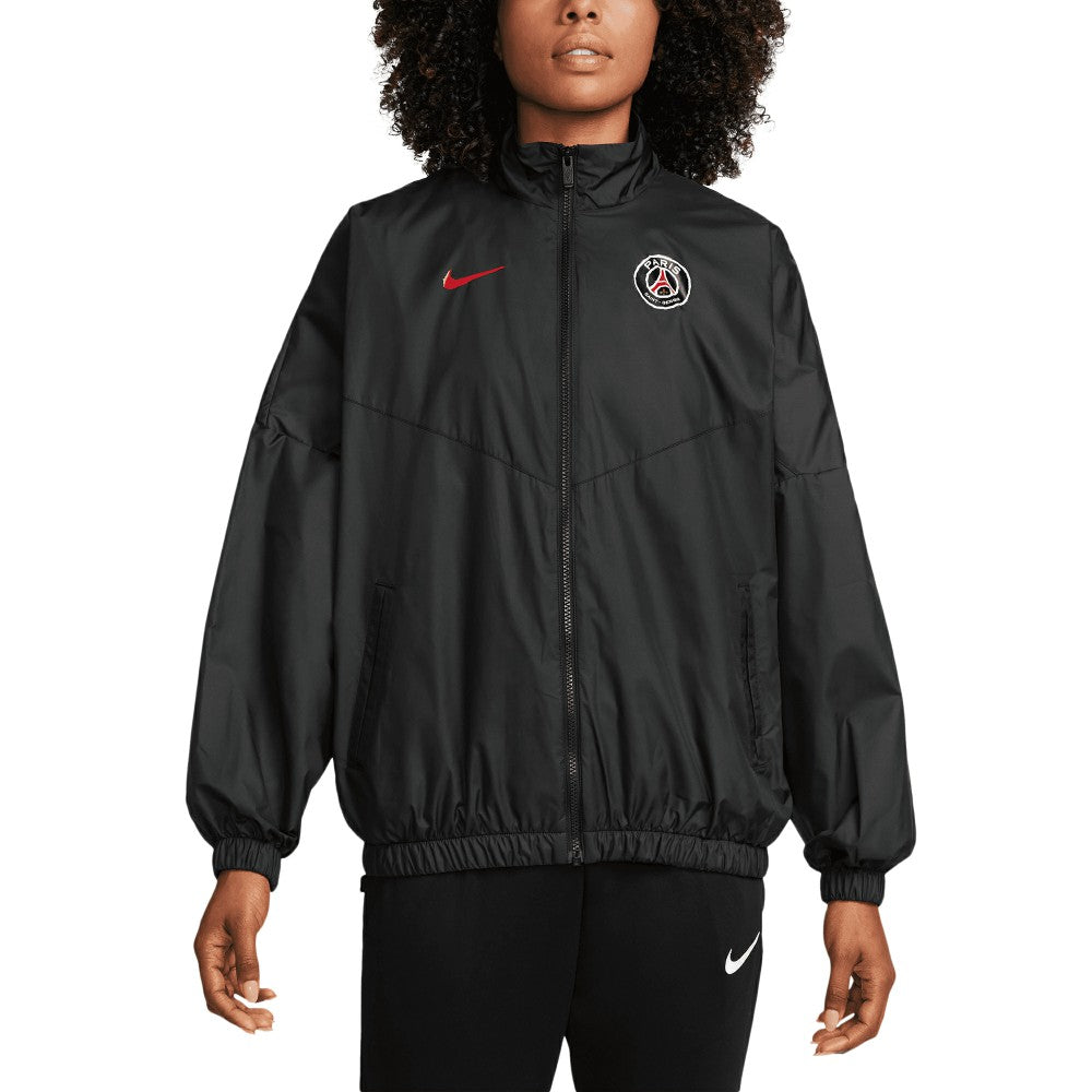 Paris Saint-Germain Women's Essential Windrunner Full-Zip Jacket Black