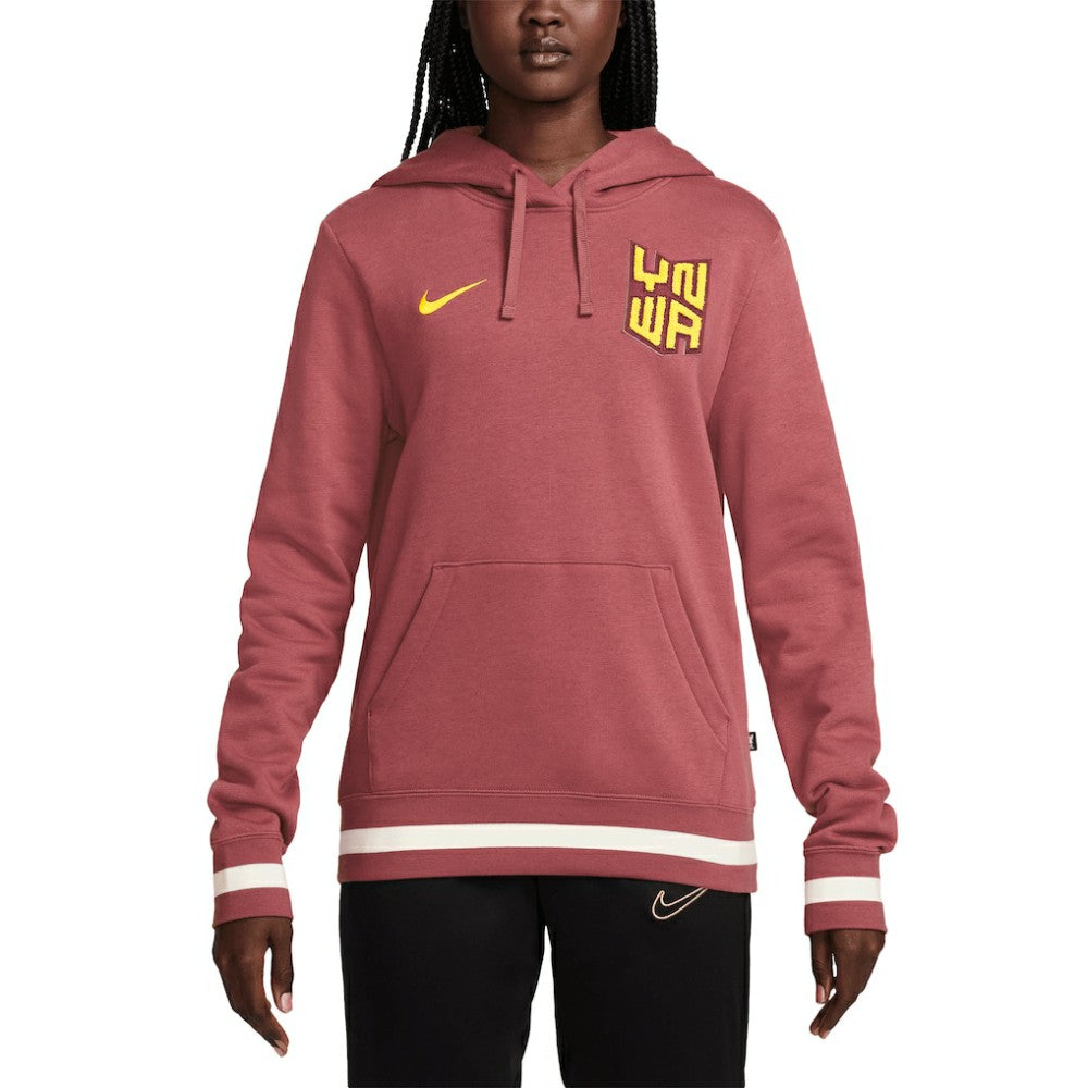 Liverpool Women's 2024/25 Third Club Fleece Pullover Hoodie Burgundy