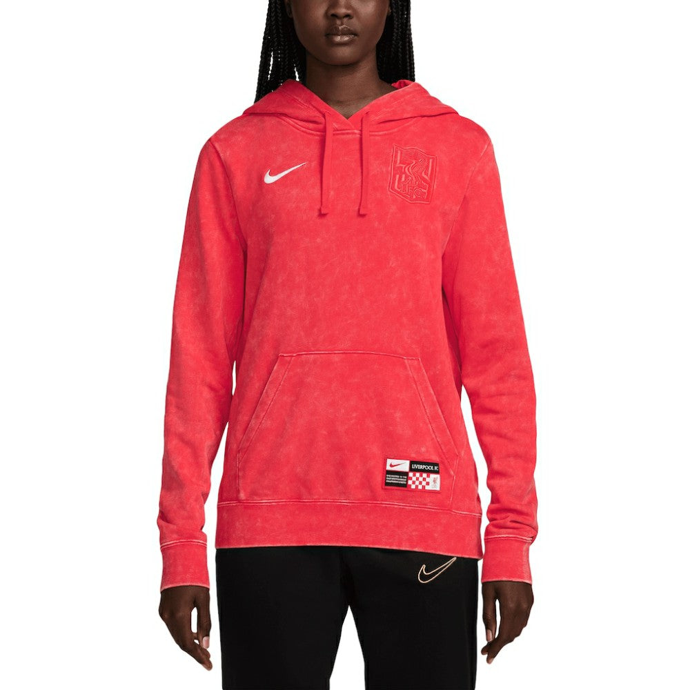 Liverpool Women's 2024/25 Third Club Fleece Pullover Hoodie Red