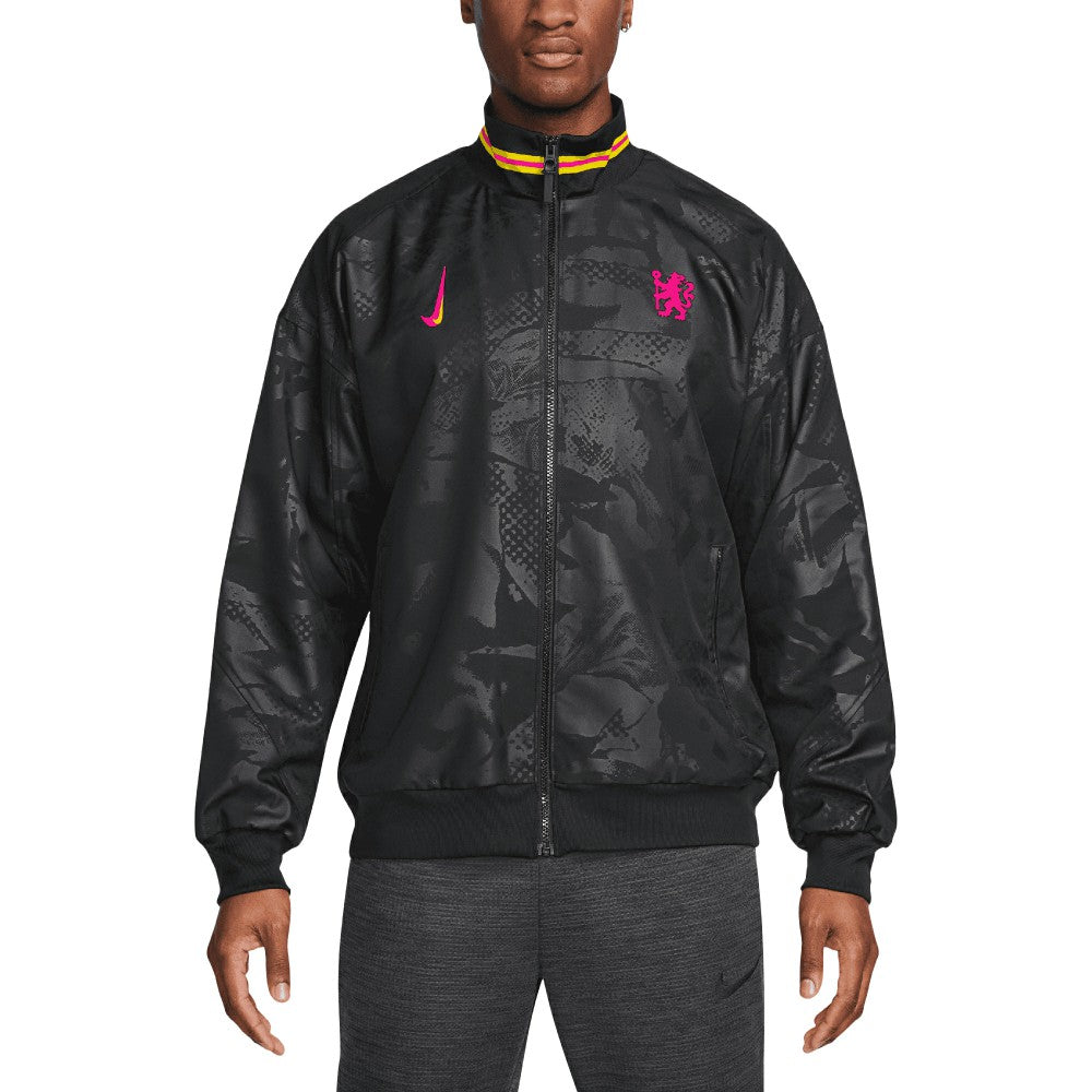 Chelsea 2024/25 Third Strike Anthem Full-Zip Jacket Black
