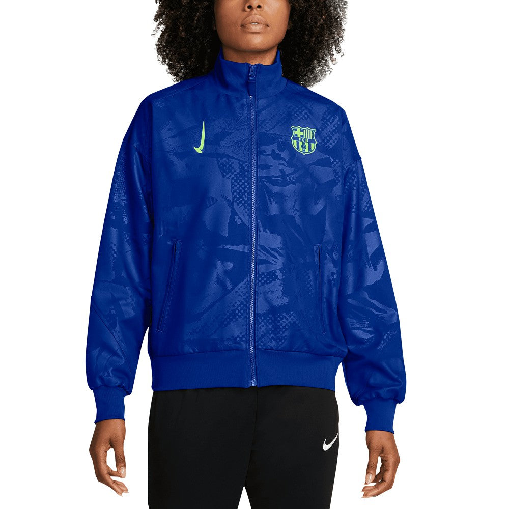 Barcelona Women's 2024/25 Third Strike Anthem Performance Full-Zip Jacket Royal