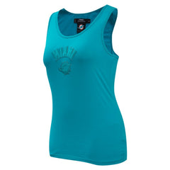 Miami Dolphins Pro Standard Women's Triple Tonal Racerback Tank Top Aqua
