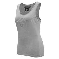 Las Vegas Raiders Pro Standard Women's Triple Tonal Racerback Tank Top Gray