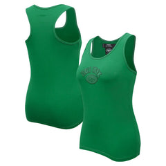 New York Jets Pro Standard Women's Triple Tonal Racerback Tank Top Kelly Green