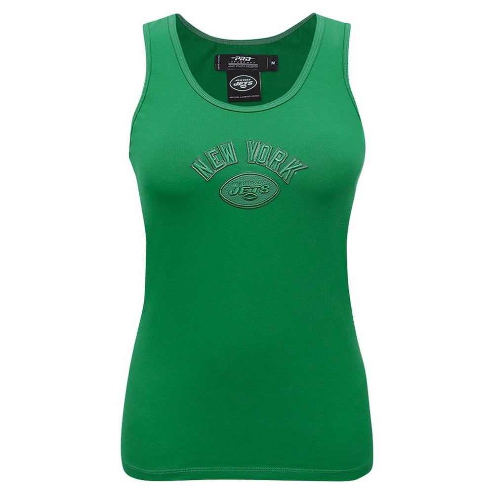 New York Jets Pro Standard Women's Triple Tonal Racerback Tank Top Kelly Green