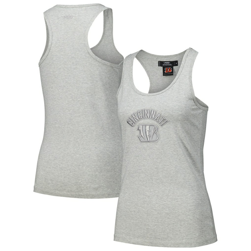 Cincinnati Bengals Pro Standard Women's Triple Tonal Racerback Tank Top Gray
