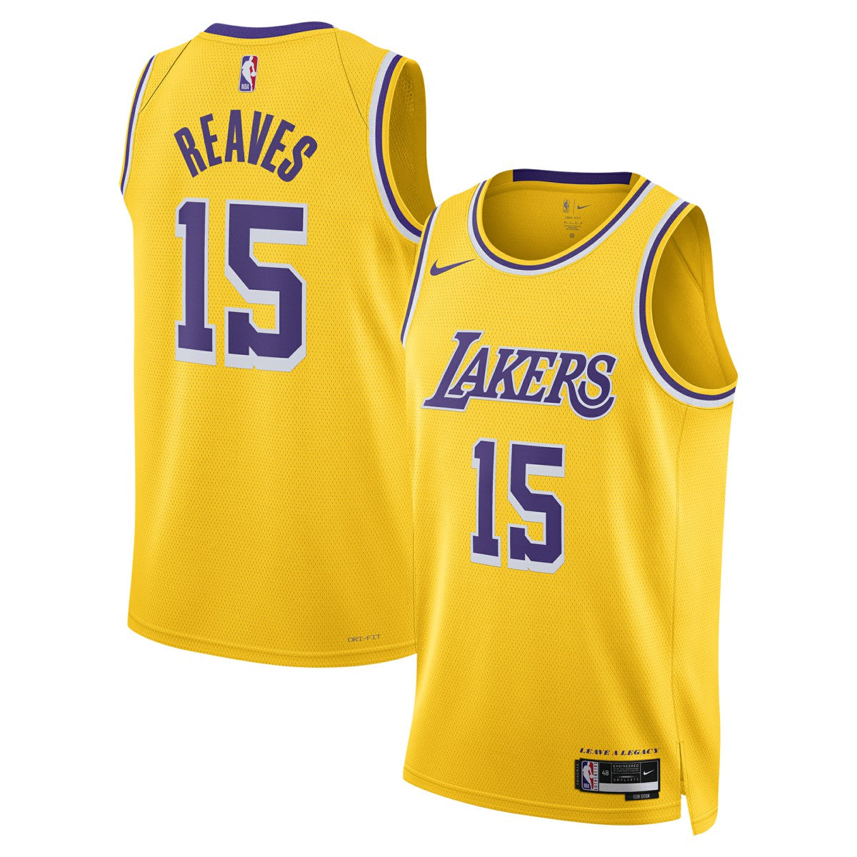 Austin Reaves Los Angeles Lakers Unisex Swingman Jersey Icon Edition Gold